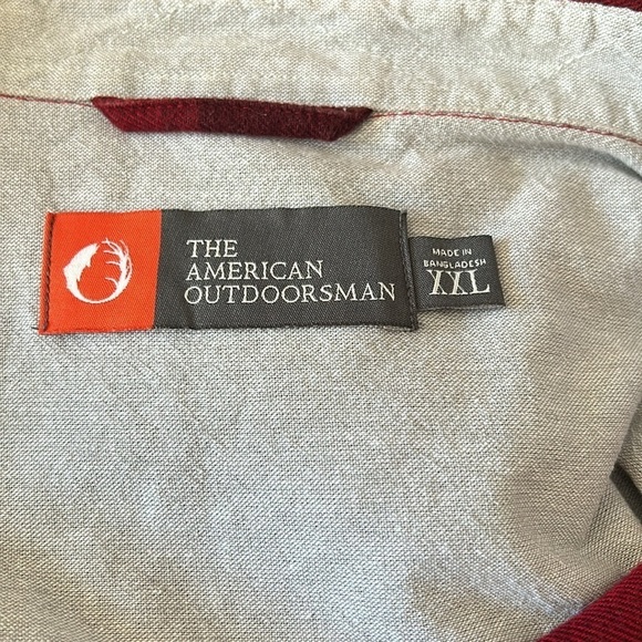 The American Outdoorsman Heavywieght Flannel Shirt with Flap Pockets - XXL - Picture 7 of 9